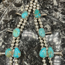 Load image into Gallery viewer, Rare One Of A Kind Colorado Cripple Creek Turquoise Squash Blossom