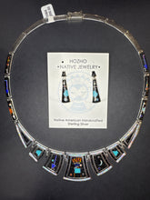 Load image into Gallery viewer, Hozho Night Sky Necklace and earring Set
