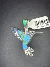 Load image into Gallery viewer, Lazuli Small Hummingbird Pendant
