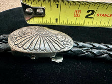 Load image into Gallery viewer, Sterling Silver Navajo Handmade Bolo Tie
