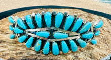 Load image into Gallery viewer, Sterling Silver Turquoise Cuff Bracelet
