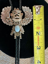 Load image into Gallery viewer, Navajo Handmade Sterling Silver Golden Hills Bolo Tie
