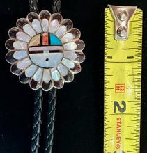 Load image into Gallery viewer, Zuni Sterling Silver Handmade Bolo Tie
