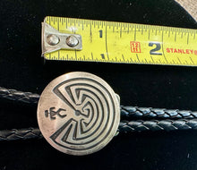 Load image into Gallery viewer, Sterling Silver Navajo Handmade Bolo Tie
