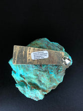 Load image into Gallery viewer, Turquoise and Sterling Silver Pictograph Pendant (Figure, Bear, Hand)
