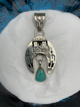 Load image into Gallery viewer, Shadow Box Southwest Dangle Pendant
