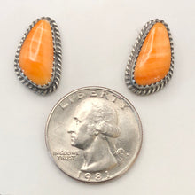 Load image into Gallery viewer, Small Spiny Oyster Shell and Sterling Silver Earrings
