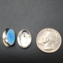 Load image into Gallery viewer, Southern Style Opal and Sterling Silver Earrings

