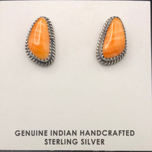 Load image into Gallery viewer, Small Spiny Oyster Shell and Sterling Silver Earrings

