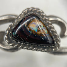 Load image into Gallery viewer, Boulder Opal cuff bracelet
