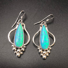 Load image into Gallery viewer, Opal and Sterling Silver Earrings
