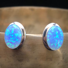 Load image into Gallery viewer, Southern Style Opal and Sterling Silver Earrings
